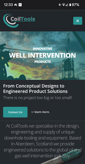 Mobile Website Screenshot